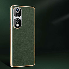 Funda Lujo Cuero Carcasa JB2 para Huawei Honor 70 Pro+ Plus 5G Verde