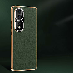 Funda Lujo Cuero Carcasa JB2 para Huawei Honor 80 Pro Flat 5G Verde