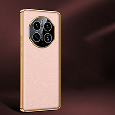 Funda Lujo Cuero Carcasa JB2 para Huawei Mate 50 Pro Rosa