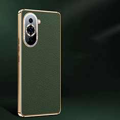 Funda Lujo Cuero Carcasa JB2 para Huawei Nova 10 Pro Verde