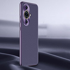 Funda Lujo Cuero Carcasa JB2 para Huawei Nova 11 Ultra Morado