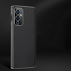 Funda Lujo Cuero Carcasa JB2 para OnePlus 9 5G Negro