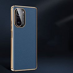 Funda Lujo Cuero Carcasa JB2 para Xiaomi Poco F3 5G Azul