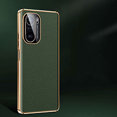 Funda Lujo Cuero Carcasa JB2 para Xiaomi Redmi K40 5G Verde