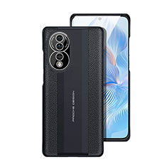 Funda Lujo Cuero Carcasa JB5 para Huawei Honor 80 5G Negro