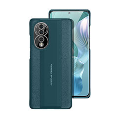 Funda Lujo Cuero Carcasa JB5 para Huawei Honor 80 5G Verde