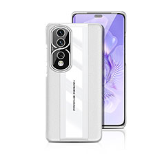 Funda Lujo Cuero Carcasa JB5 para Huawei Honor 80 Pro 5G Blanco