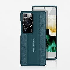 Funda Lujo Cuero Carcasa JB5 para Huawei P60 Pro Verde