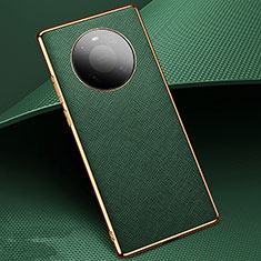 Funda Lujo Cuero Carcasa K02 para Huawei Mate 40E Pro 4G Verde