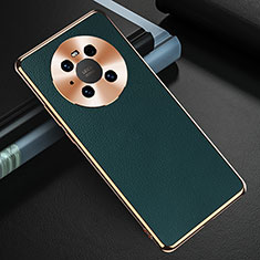 Funda Lujo Cuero Carcasa K03 para Huawei Mate 40E Pro 4G Cian