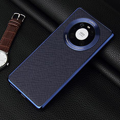 Funda Lujo Cuero Carcasa K06 para Huawei Mate 40E Pro 4G Azul