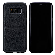 Funda Lujo Cuero Carcasa L01 para Samsung Galaxy S8 Plus Negro