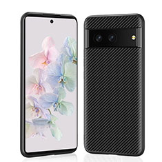 Funda Lujo Cuero Carcasa LC2 para Google Pixel 7 5G Negro