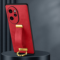 Funda Lujo Cuero Carcasa LD1 para Huawei Honor 100 Pro 5G Rojo