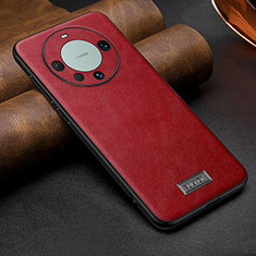 Funda Lujo Cuero Carcasa LD1 para Huawei Mate 60 Pro+ Plus Rojo