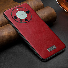 Funda Lujo Cuero Carcasa LD1 para Huawei Mate 60 Pro Rojo