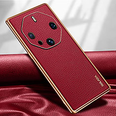 Funda Lujo Cuero Carcasa LD2 para Huawei Mate 60 RS Ultimate Rojo