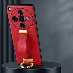 Funda Lujo Cuero Carcasa LD2 para Oppo Find X7 Ultra 5G Rojo