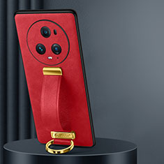 Funda Lujo Cuero Carcasa LD3 para Huawei Honor Magic5 Pro 5G Rojo