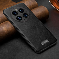 Funda Lujo Cuero Carcasa LD3 para Huawei Mate 50 Pro Negro