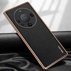 Funda Lujo Cuero Carcasa LD3 para Huawei Mate 60 Pro Negro