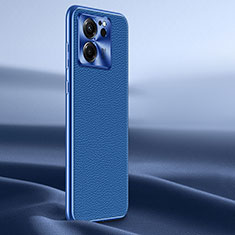 Funda Lujo Cuero Carcasa LF1 para Xiaomi Mi 13T Pro 5G Azul