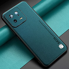 Funda Lujo Cuero Carcasa LS2 para Xiaomi Mi 13 5G Verde