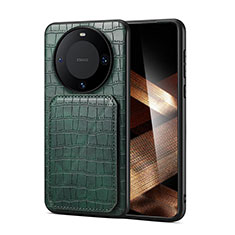 Funda Lujo Cuero Carcasa MT1 para Huawei Mate 60 Pro Verde