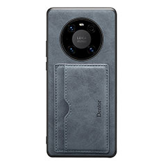 Funda Lujo Cuero Carcasa MT2 para Huawei Mate 50 Gris