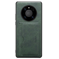 Funda Lujo Cuero Carcasa MT2 para Huawei Mate 50 Pro Verde