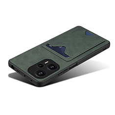 Funda Lujo Cuero Carcasa MT2 para Xiaomi Redmi Note 12 Turbo 5G Verde