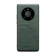 Funda Lujo Cuero Carcasa MT3 para Huawei Mate 50 Pro Verde