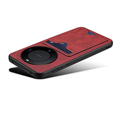 Funda Lujo Cuero Carcasa MT5 para Huawei Mate 60 Pro+ Plus Rojo