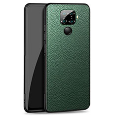 Funda Lujo Cuero Carcasa para Huawei Mate 30 Lite Verde