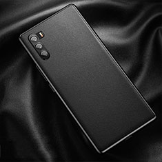 Funda Lujo Cuero Carcasa para Huawei Mate 40 Lite 5G Negro