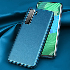 Funda Lujo Cuero Carcasa para Huawei Nova 7 SE 5G Azul