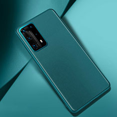 Funda Lujo Cuero Carcasa para Huawei P40 Pro+ Plus Verde