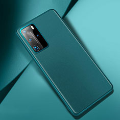 Funda Lujo Cuero Carcasa para Huawei P40 Pro Verde