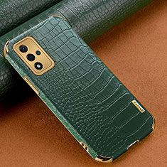 Funda Lujo Cuero Carcasa para Oppo A93s 5G Verde