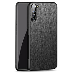 Funda Lujo Cuero Carcasa para Oppo K7 5G Negro