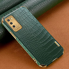 Funda Lujo Cuero Carcasa para Samsung Galaxy A03s Verde