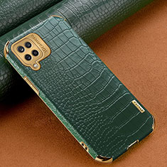 Funda Lujo Cuero Carcasa para Samsung Galaxy A12 Verde