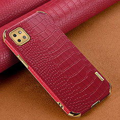 Funda Lujo Cuero Carcasa para Samsung Galaxy A22s 5G Rojo