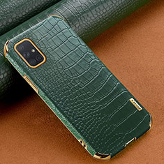 Funda Lujo Cuero Carcasa para Samsung Galaxy A71 4G A715 Verde