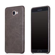 Funda Lujo Cuero Carcasa para Samsung Galaxy A8 (2016) A8100 A810F Marron