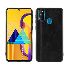 Funda Lujo Cuero Carcasa para Samsung Galaxy M30s Negro