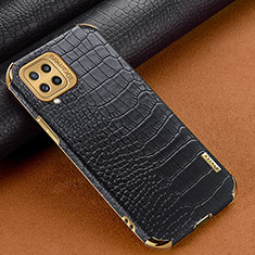 Funda Lujo Cuero Carcasa para Samsung Galaxy M32 4G Negro