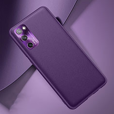 Funda Lujo Cuero Carcasa para Samsung Galaxy S20 FE 4G Morado