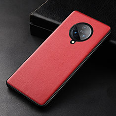 Funda Lujo Cuero Carcasa para Vivo Nex 3S Rojo