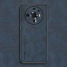 Funda Lujo Cuero Carcasa para Xiaomi Mi 12S Ultra 5G Azul